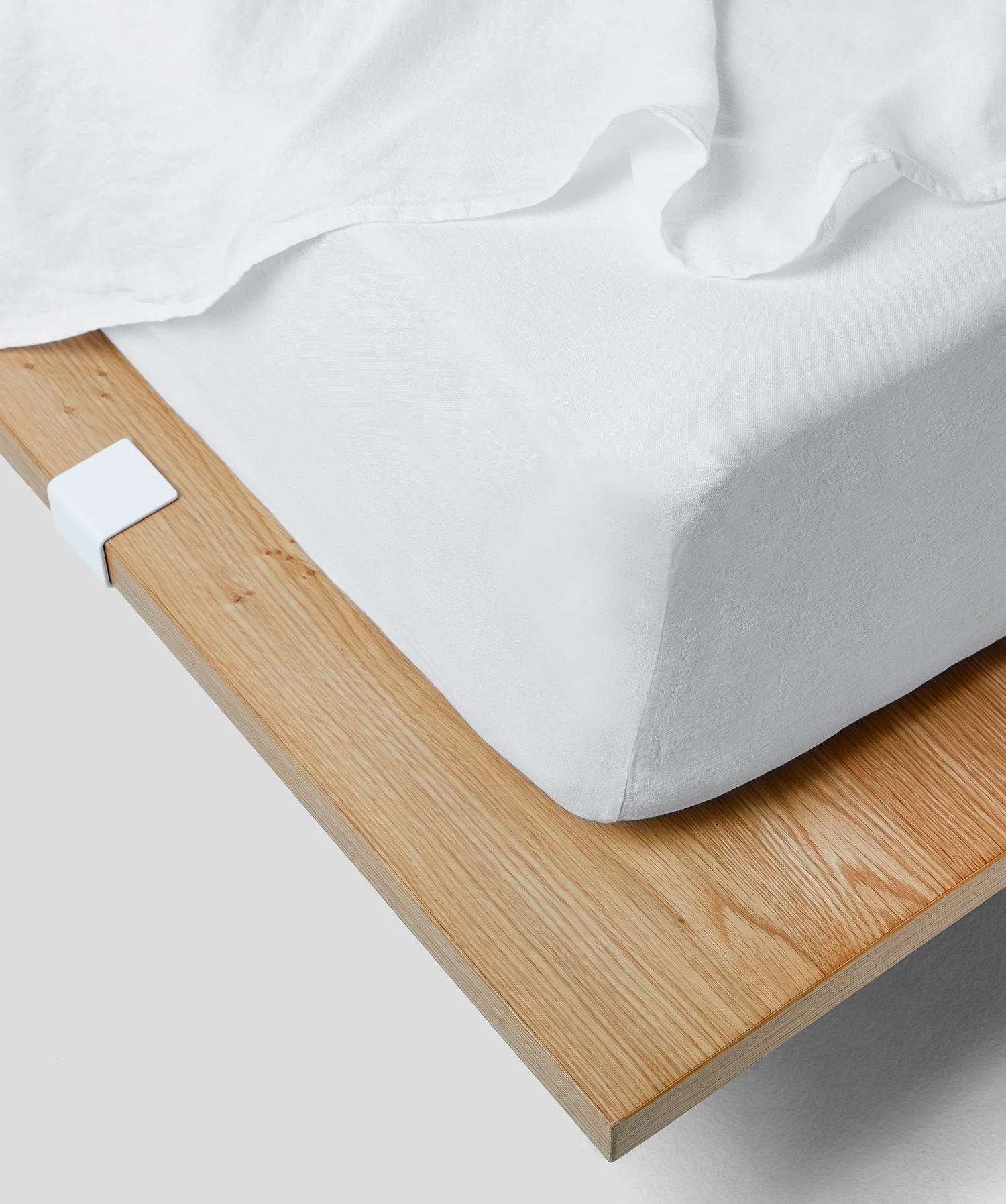 Linen Duvet + Sheet Set - Queen - White - Image 3